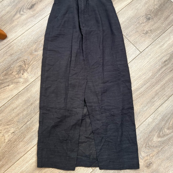 Petal & Pup Size 2 Black Cocktail Dress. Midi Length. Back Slit. Worn once - Picture 7 of 8